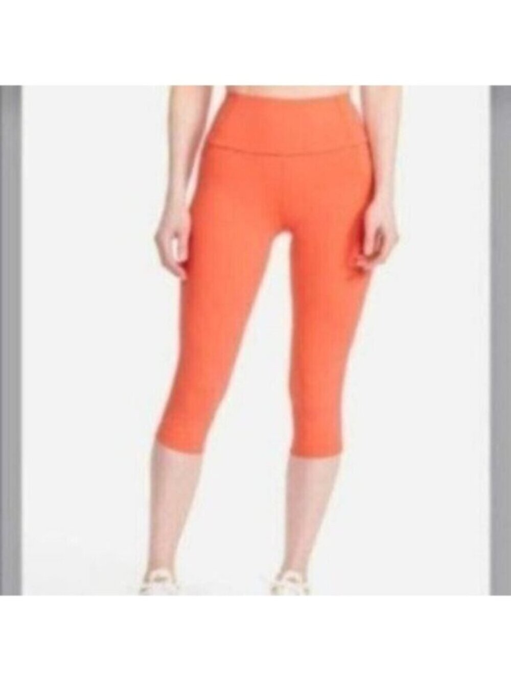 Everybody & Everyone Women's Orange Eco Friendly Magic Crop Pant Leggings Size S